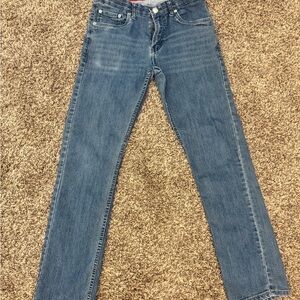 Levi's 511 Boys' Jeans Size 16 Blue Denim, Straight Cut, Casual Denim